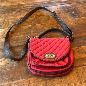 Red Steve Madden crossbody purse